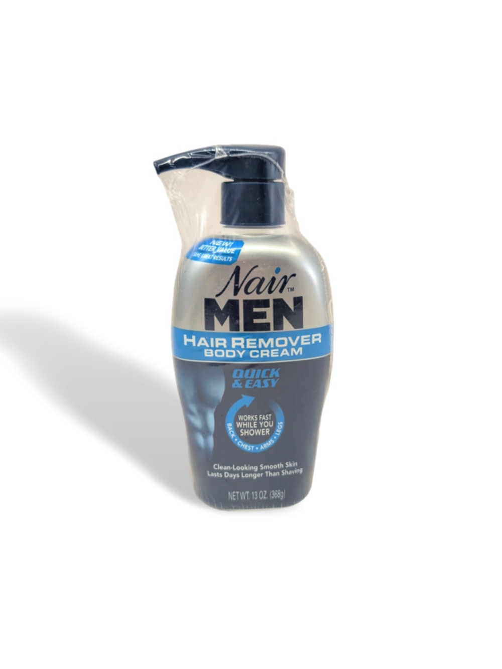 NEW: Men's Nair Hair Remover Body Cream One Size Silver Bluew